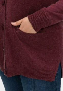 Sheego Strickjacke - Weinrot Meliert 11 Sheego Strickjacke - Weinrot Meliert -Sheego a1361caa6d604918bfe8c5378f4a61e8