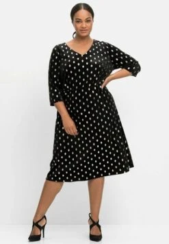 Sheego Jerseykleid - Marine Bedruckt -Sheego a29cc3a6ad0a4880b617090eaf75e24f