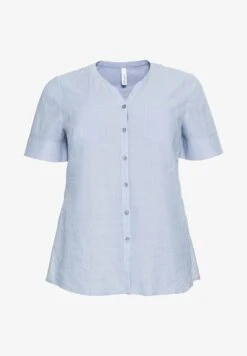 Sheego Bluse - Mittelblau -Sheego a2c6ce921fb04f93a88437024ee36e6c