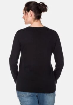 Sheego Strickpullover - Black -Sheego a38d1ef9597941118c3fd55e3f8f4de9