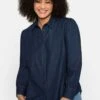 Sheego Hemdbluse - Dark Blue Denim 1 Sheego Hemdbluse - Dark Blue Denim -Sheego a3dbf2a0882942278c5393d087452700