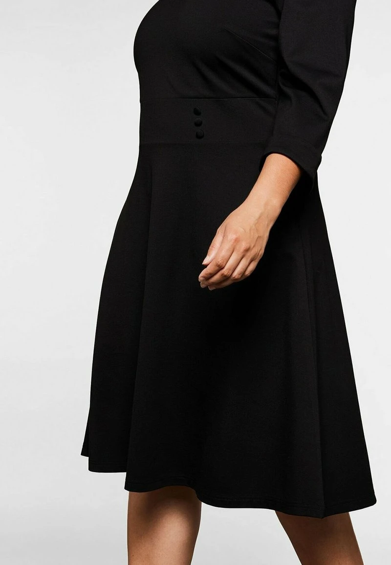 Sheego Jerseykleid - Schwarz 6 Sheego Jerseykleid - Schwarz – Bild 4