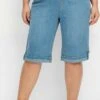 Sheego Jeans Shorts - Blue Bleached Denim 1 Sheego Jeans Shorts - Blue Bleached Denim -Sheego a5006e0256fb4b31b3d374ede2844ffa