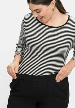 Sheego Stoffhose - Schwarz -Sheego a511cf9040c44beeac605d3a718980c6