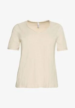 Sheego T-Shirt Basic - Natur -Sheego a5dbf8c6c90945f9aac7b9a512caea34