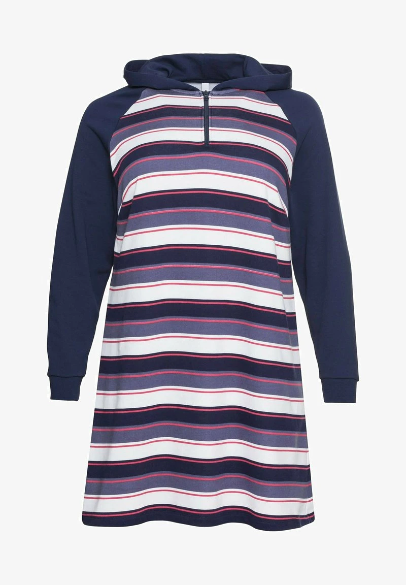 Sheego Freizeitkleid - Marine Bedruckt 8 Sheego Freizeitkleid - Marine Bedruckt – Bild 6