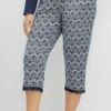 Sheego Nachtwäsche Hose - Marine Bedruckt -Sheego a6af8e377d12439daec0b74d8408d173
