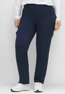 Sheego Cargohose - Nachtblau