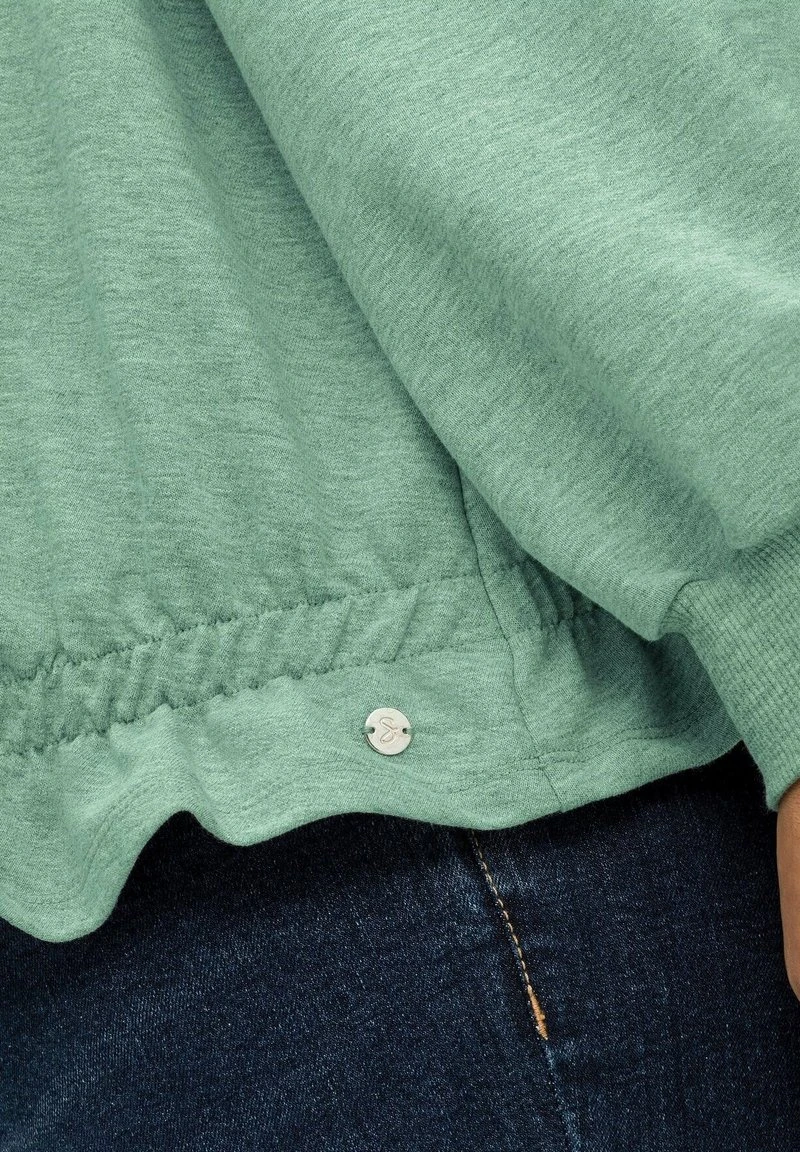 Sheego Kapuzenpullover - Salbeigrün 6 Sheego Kapuzenpullover - Salbeigrün – Bild 4