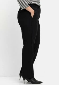 Sheego Stoffhose - Schwarz -Sheego a7eea11731f2485b95495ed28d7319ae