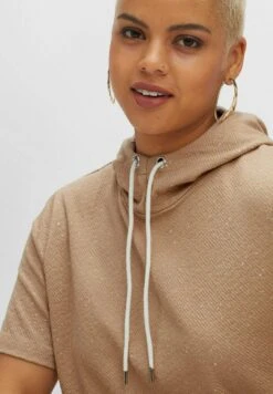 Sheego KAPUZENSHIRT - T-Shirt Print - Cappuccino Meliert 11 Sheego KAPUZENSHIRT - T-Shirt Print - Cappuccino Meliert -Sheego a820a6eb76b14d5fa64f3e0c5139aa6a