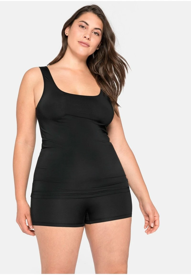 Sheego Unterhemd/-shirt - Schwarz 5 Sheego Unterhemd/-shirt - Schwarz – Bild 3