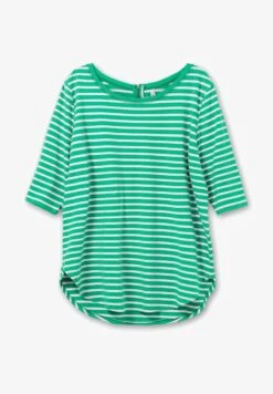 Sheego Langarmshirt - Blattgrün Weiß -Sheego aa0939a53d1b4e89908323fa170d2274