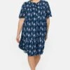Sheego Blusenkleid - Marine Bedruckt -Sheego aa10f6df566b4bb6a2e7cb7499110a3e
