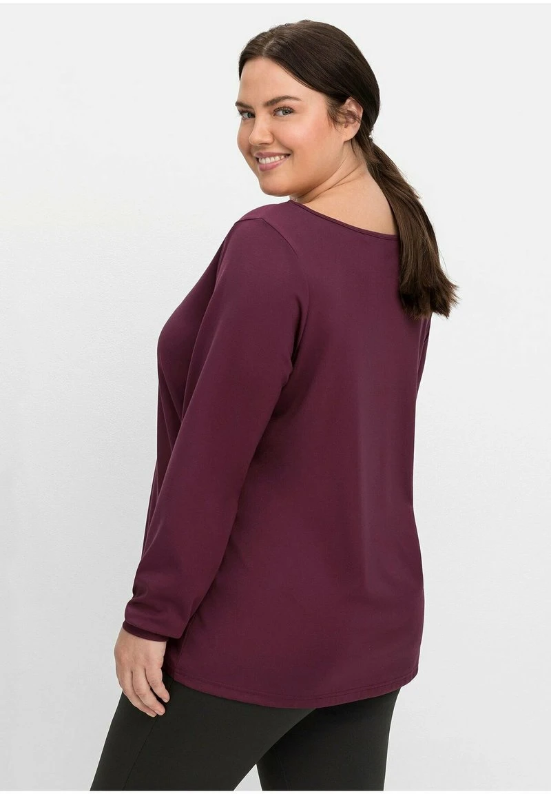 Sheego FUNKTIONS - Sweatshirt - Aubergine 5 Sheego FUNKTIONS - Sweatshirt - Aubergine – Bild 3