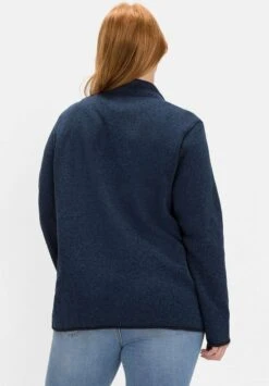 Sheego Sweatjacke - Nachtblau Meliert 10 Sheego Sweatjacke - Nachtblau Meliert -Sheego ab6f01e496694c4499da50c563685696