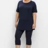 Sheego CAPRI - Leggings - Hosen - Marine -Sheego ad46091545ca4605a548f70a8c570c47