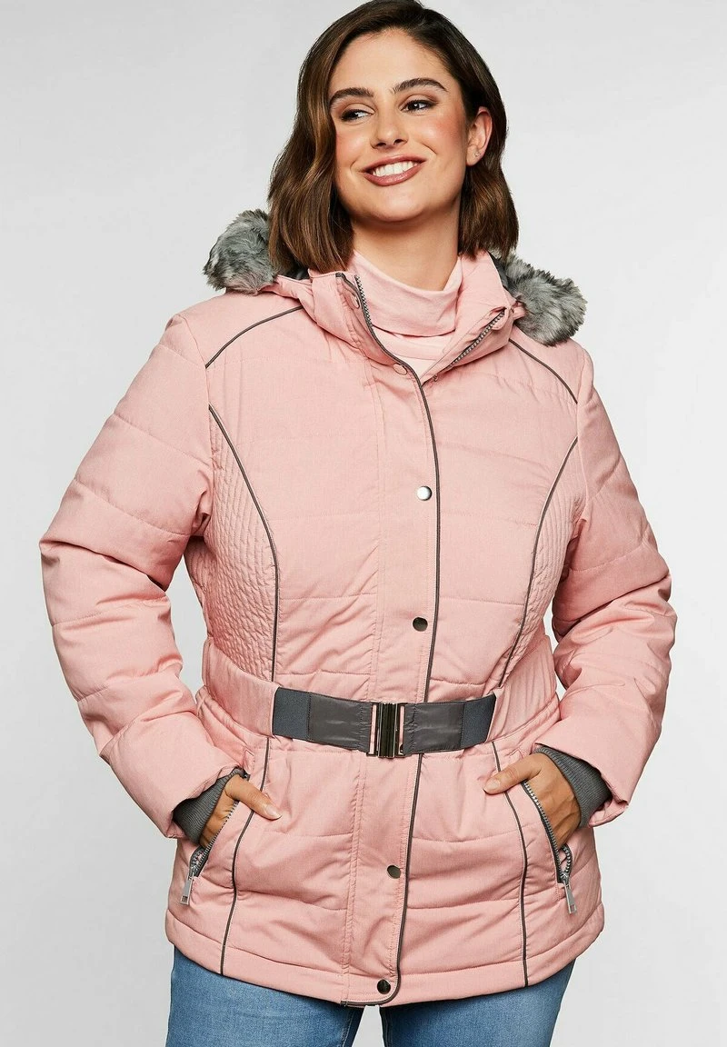 Sheego Wintermantel - Pastellrosé 3 Sheego Wintermantel - Pastellrosé