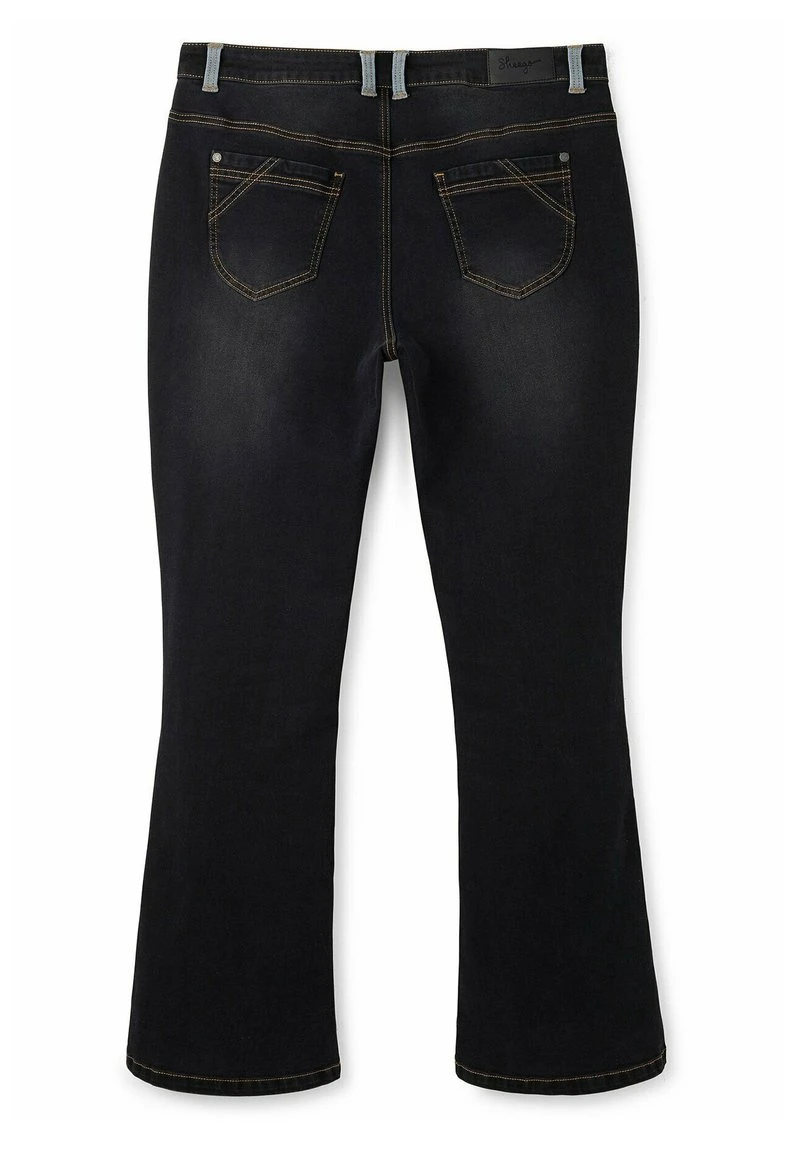 Sheego Jeans Bootcut - Black Denim 8 Sheego Jeans Bootcut - Black Denim – Bild 6