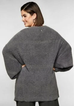 Sheego Strickpullover - Rauchgrau -Sheego af3059b018c1499e9ef8a5e3fcbe00aa