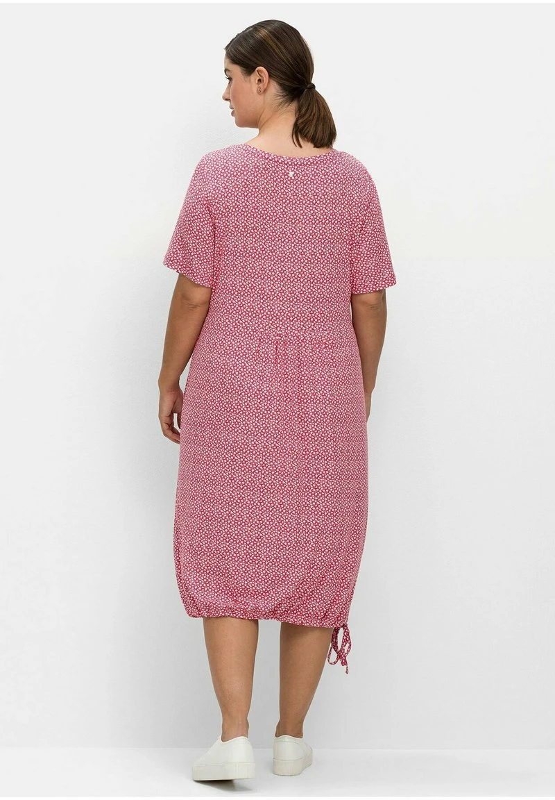 Sheego Jerseykleid - Orchidee Gemustert 4 Sheego Jerseykleid - Orchidee Gemustert – Bild 2