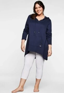 Sheego Sweatshirt - Marine -Sheego afd3e6a4233e407f80d4e94393057db3