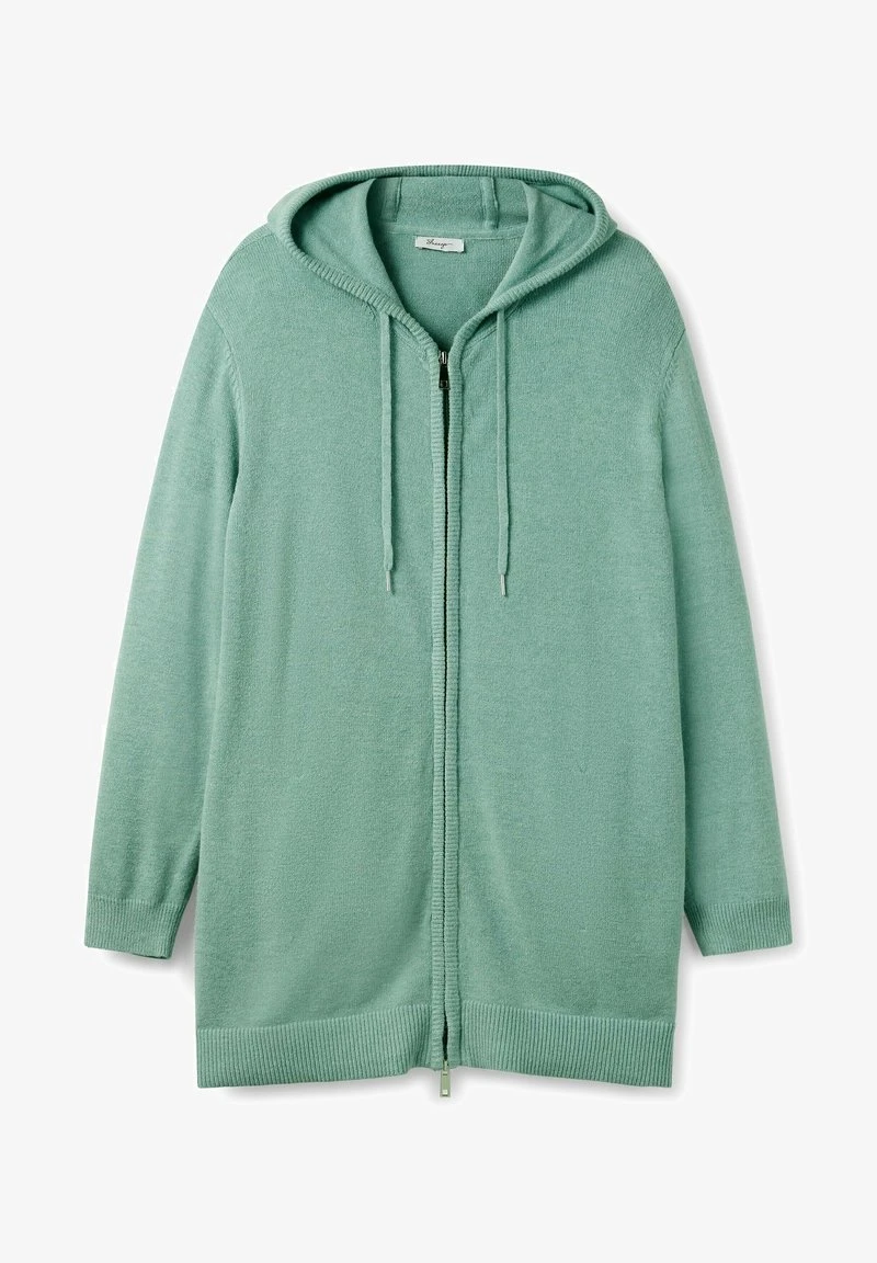 Sheego Strickjacke - Salbeigrün Meliert 8 Sheego Strickjacke - Salbeigrün Meliert – Bild 6