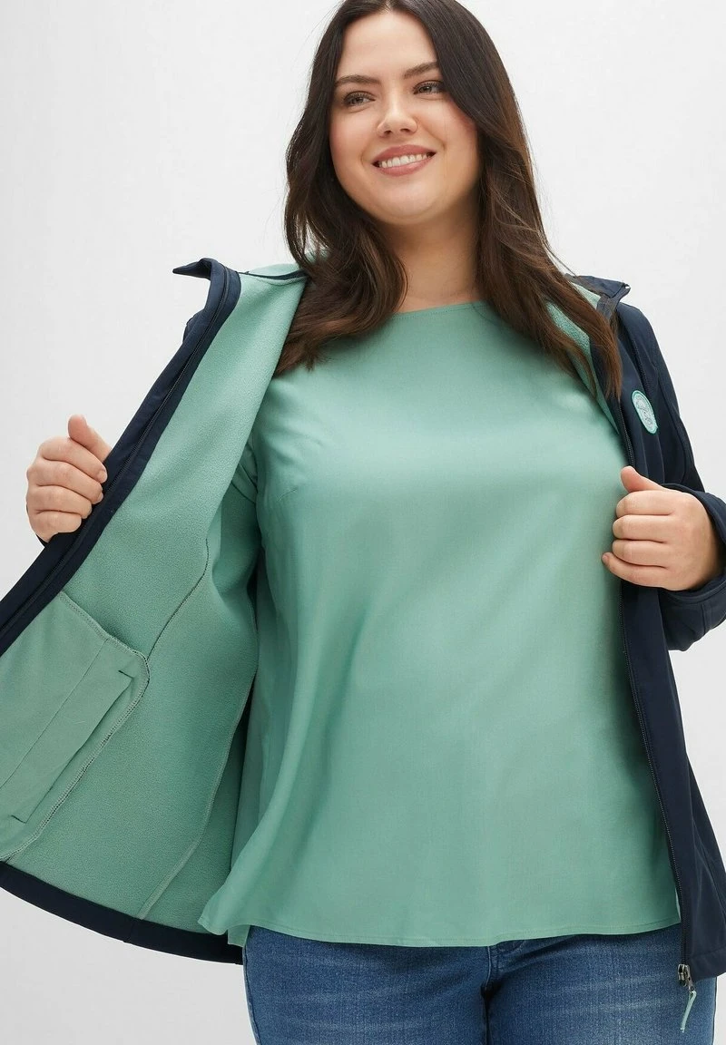 Sheego SOFTSHELL - Übergangsjacke - Nachtblau 6 Sheego SOFTSHELL - Übergangsjacke - Nachtblau – Bild 4