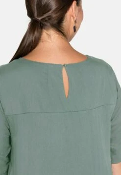Sheego Bluse - Salbeigrün -Sheego b181272521c74d9eb146f5292c501d9c