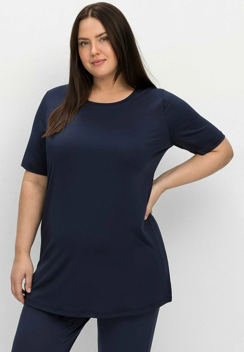 Sheego FUNKTIONS - T-Shirt Basic - Marine 8 Sheego FUNKTIONS - T-Shirt Basic - Marine – Bild 6