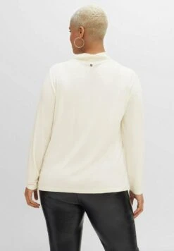 Sheego Langarmshirt - Ecru -Sheego b1cae280d7fd47fd9603e6bd3b2251cf
