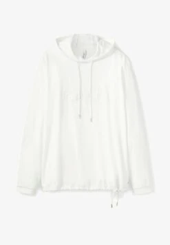 Sheego Kapuzenpullover - Weiß -Sheego b1d2433873a144a293fb6b605b544f58