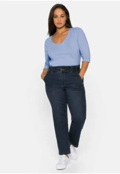 Sheego Langarmshirt - Mittelblau -Sheego b1fdd0626e724061b64035445bafc951 1