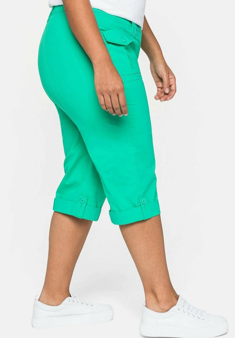 Sheego Shorts - Blattgrün 6 Sheego Shorts - Blattgrün – Bild 4