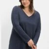 Sheego Strickpullover - Indigo Meliert 2 Sheego Strickpullover - Indigo Meliert -Sheego b2835b8875024c6fb800b73380edc134