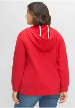 Sheego Sweatjacke - Mohnrot 10 Sheego Sweatjacke - Mohnrot -Sheego b2bce485ac39487da81c8bab93b844fa