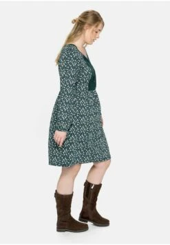 Sheego Freizeitkleid - Tiefgrün Bedruckt 11 Sheego Freizeitkleid - Tiefgrün Bedruckt -Sheego b41e2cccf16048af80f3ec213b02748b