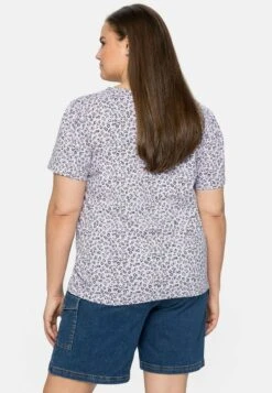 Sheego T-Shirt Print - Lavendel -Sheego b49de523144745db82088f20ca087f30