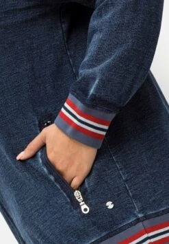 Sheego Sweatjacke - Dark Blue Denim 11 Sheego Sweatjacke - Dark Blue Denim -Sheego b5982f4650a34313aa92a851f1ef86b6