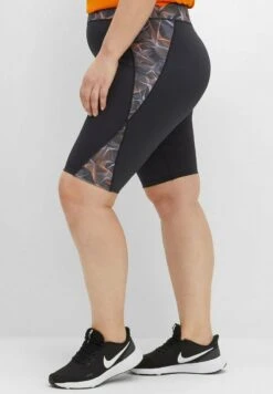 Sheego Kurze Sporthose - Schwarz -Sheego b68a1a202d2e40369f927b13199219db