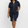 Sheego Jeanskleid - Dark Blue Denim