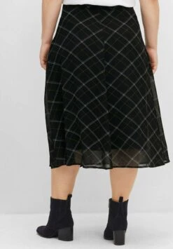 Sheego A-Linien-Rock - Schwarz Gemustert 10 Sheego A-Linien-Rock - Schwarz Gemustert -Sheego b898ebb8343343c19a5544349d43074a