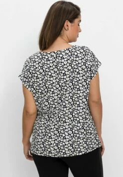 Sheego T-Shirt Print - Schwarz Gemustert 10 Sheego T-Shirt Print - Schwarz Gemustert -Sheego b8d1bf14c7d4470fac8a65444523014c