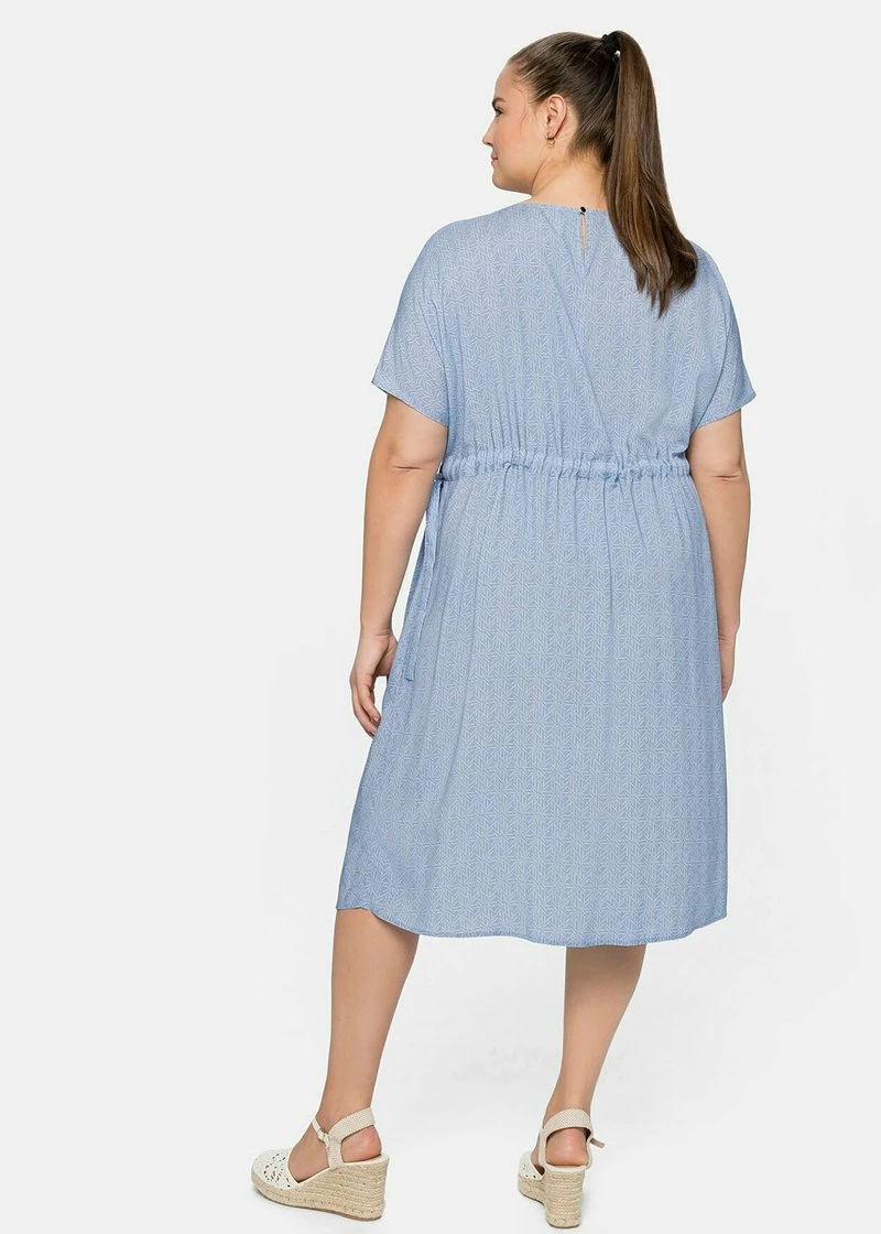 Sheego Freizeitkleid - Mittelblau Bedruckt 4 Sheego Freizeitkleid - Mittelblau Bedruckt – Bild 2