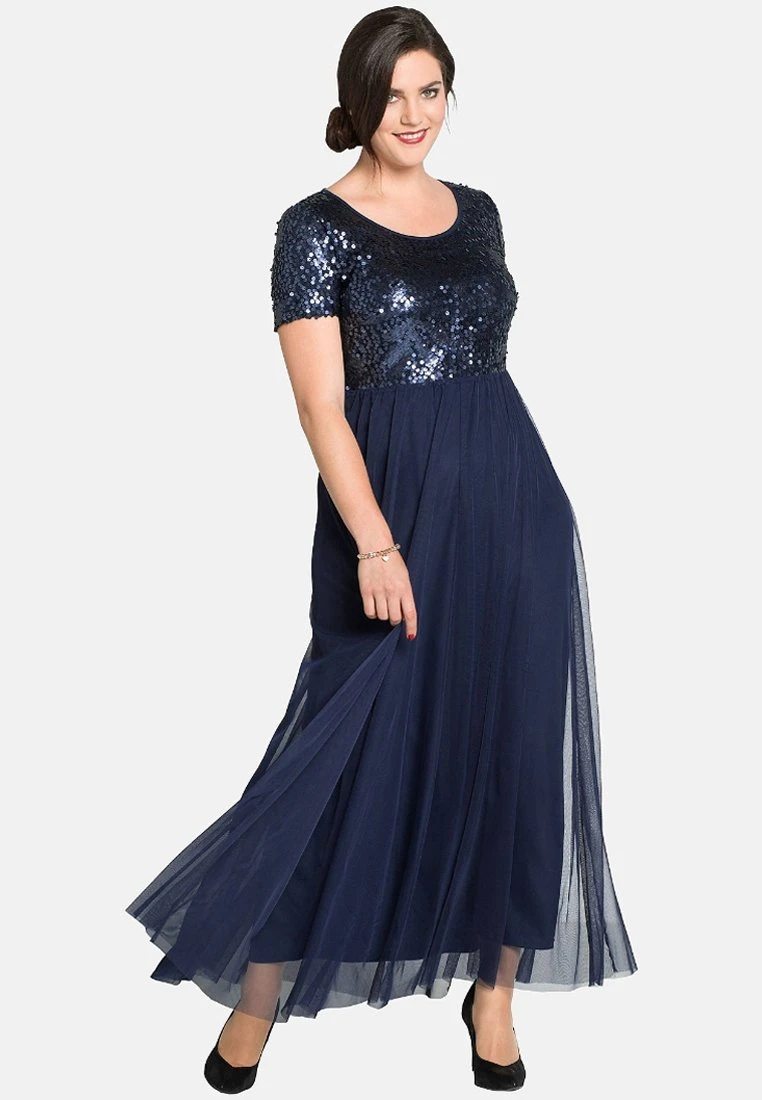 Sheego ELEGANT - Ballkleid - Navy 8 Sheego ELEGANT - Ballkleid - Navy – Bild 6