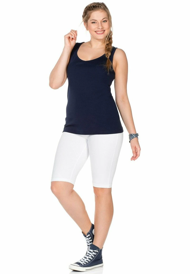 Sheego Kurze Sporthose - Weiß 4 Sheego Kurze Sporthose - Weiß – Bild 2