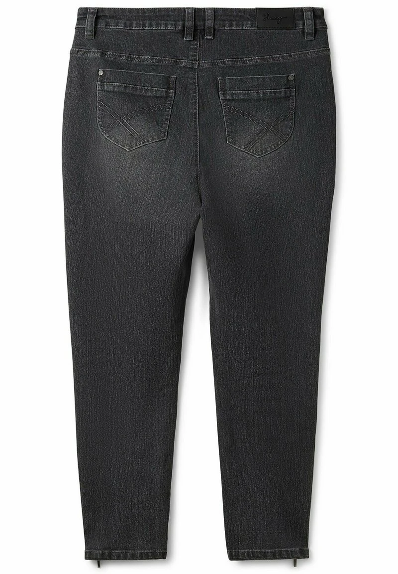 Sheego Jeans Slim Fit - Grey Denim 8 Sheego Jeans Slim Fit - Grey Denim – Bild 6