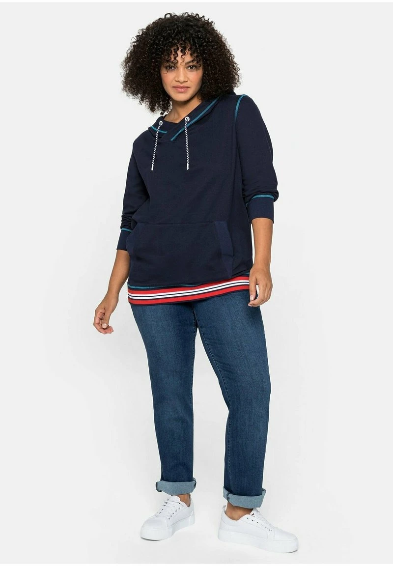 Sheego Jeans Tapered Fit - Dark Blue Denim 4 Sheego Jeans Tapered Fit - Dark Blue Denim – Bild 2