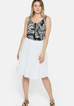 Sheego STRAND - A-Linien-Rock - Weiß -Sheego bc7f0ef72b094a63b5a60b7ba582bc93