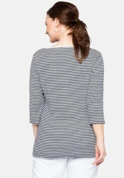 Sheego Langarmshirt - Marine 10 Sheego Langarmshirt - Marine -Sheego bd7ec9e46d3d4cecb41be785725a4036